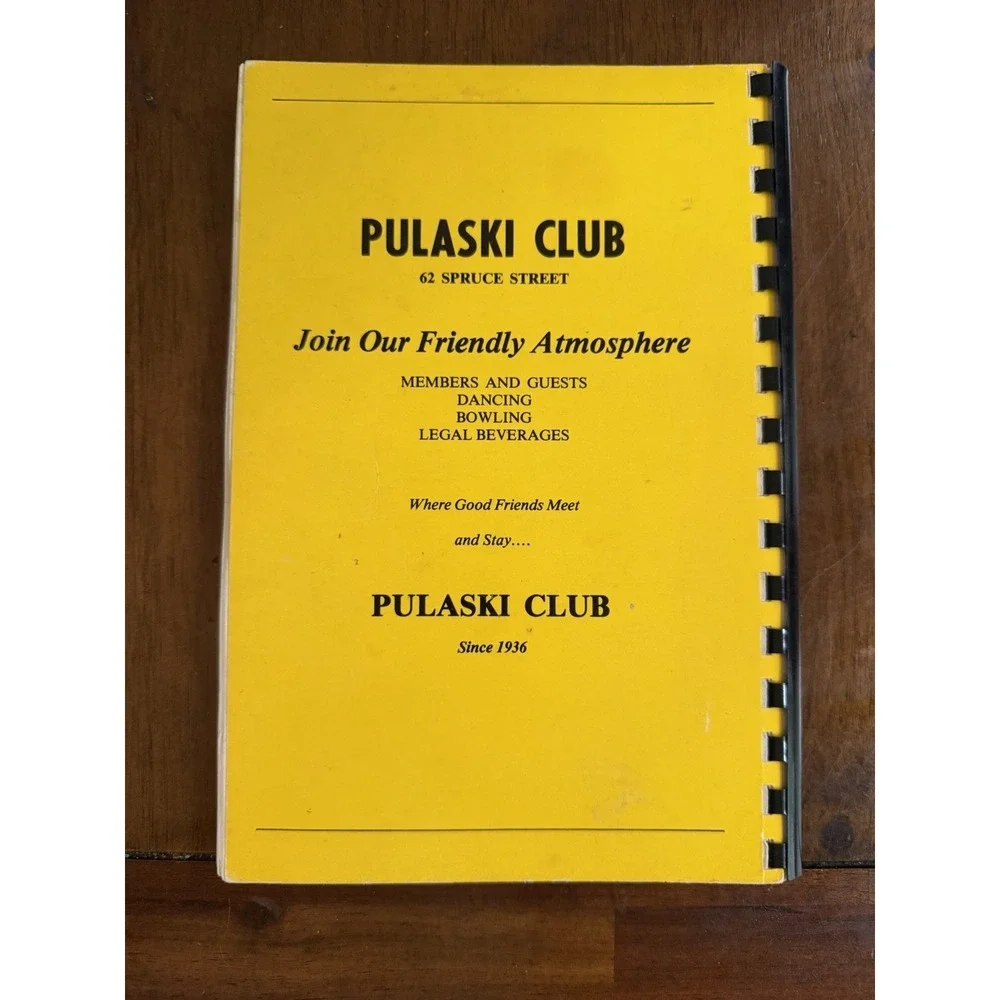 Vtg 1977 Polish Foods Recipes Cookbook - Assumption Church Oil City PA - Spiral